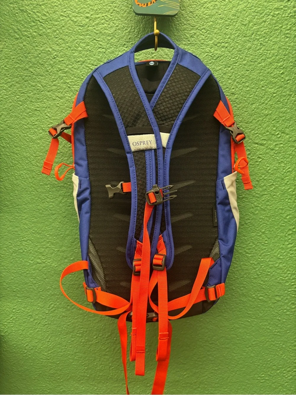 OSPREY Daylite Backpack in Light Gray, Blue & Orange